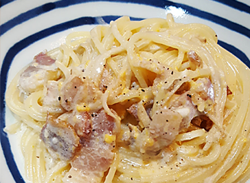 ココナッツミルクのカルボナーラのレシピ | 【公式】ココナッツ専門店ココウェル