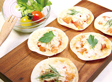 パリパリ!ココナッツミニピザのレシピ | 【公式】ココナッツ専門店ココウェル