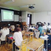 宮城女子学院大学でオンライン授業。