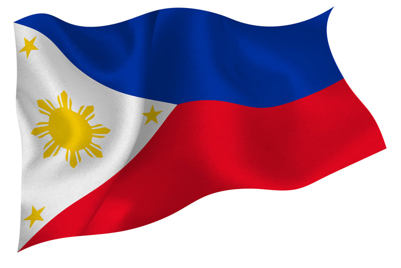 チェコとフィリピンの国旗。