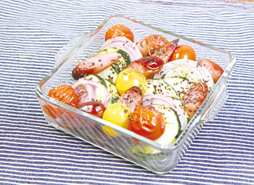 【公式】ココナッツ専門店ココウェルレシピの夏野菜のぎゅうぎゅう焼き