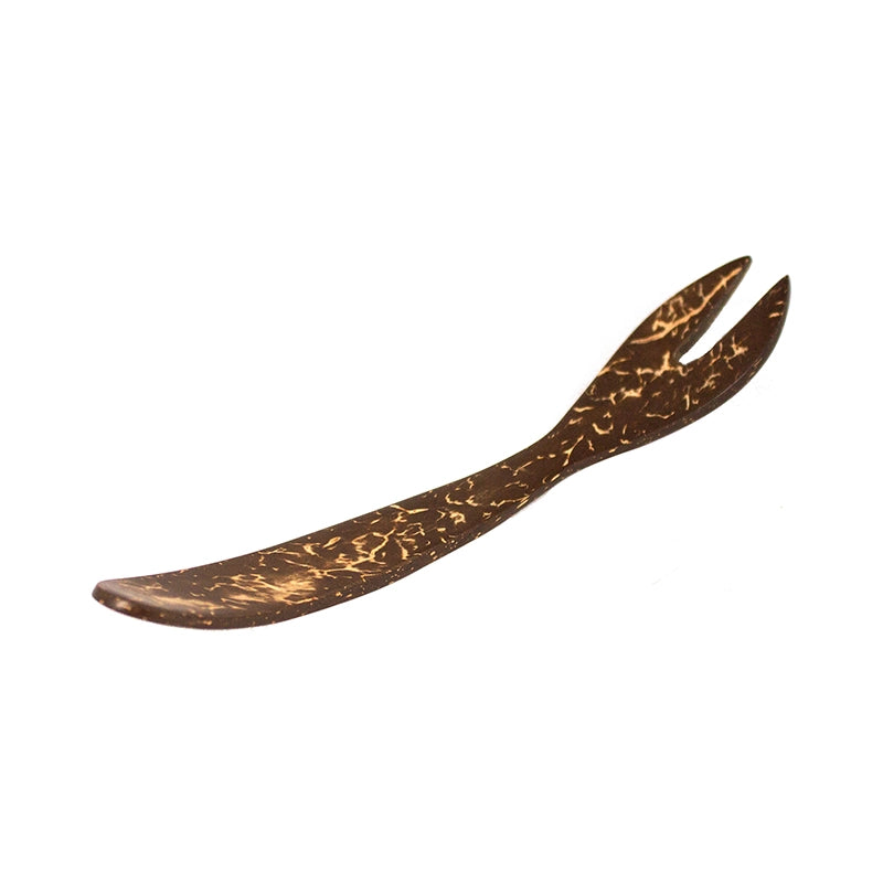 ココフォーク | 天然ココナッツ殻のデザートフォーク |