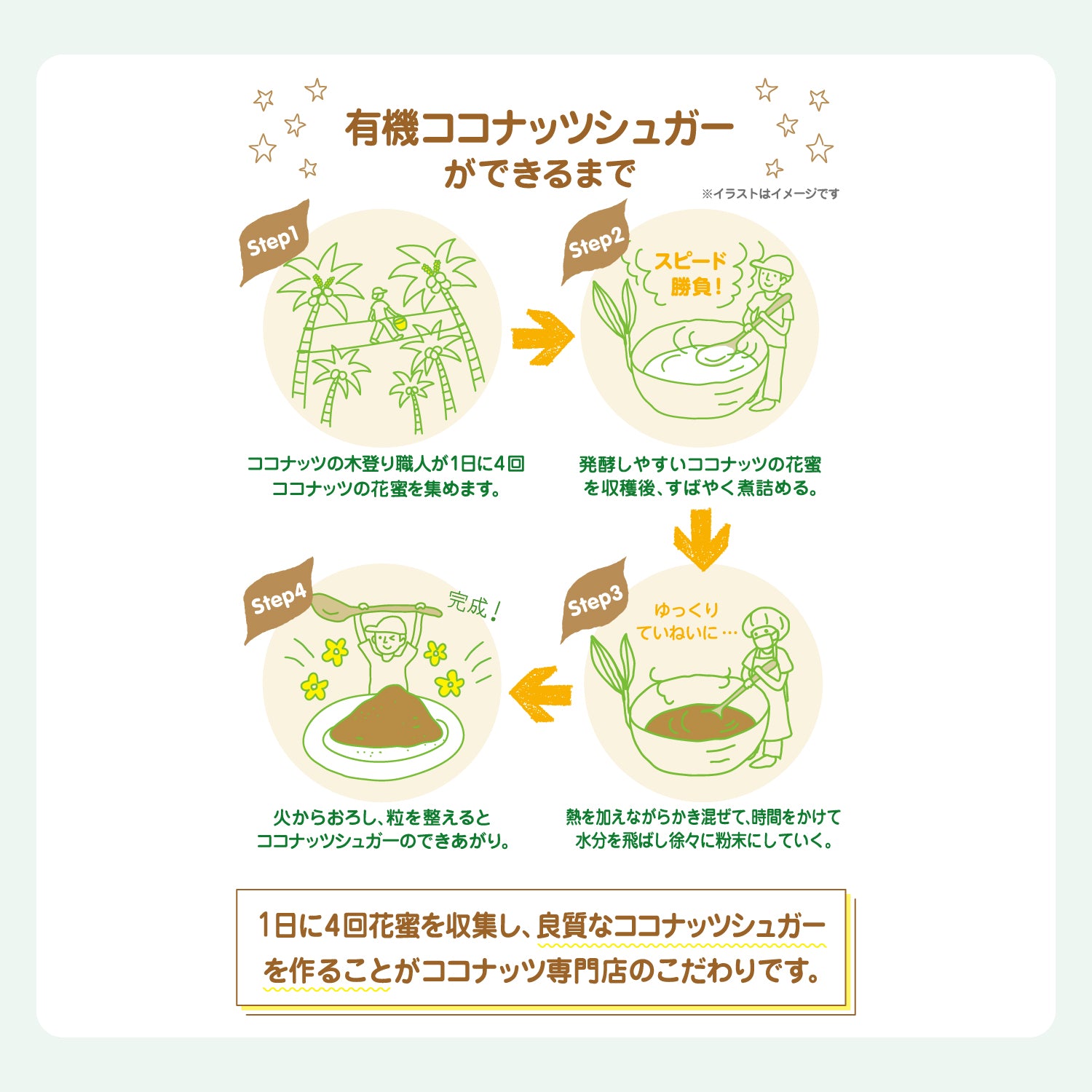 有機ココナッツシュガー｜無添加・低GI・ミネラル豊富な天然糖