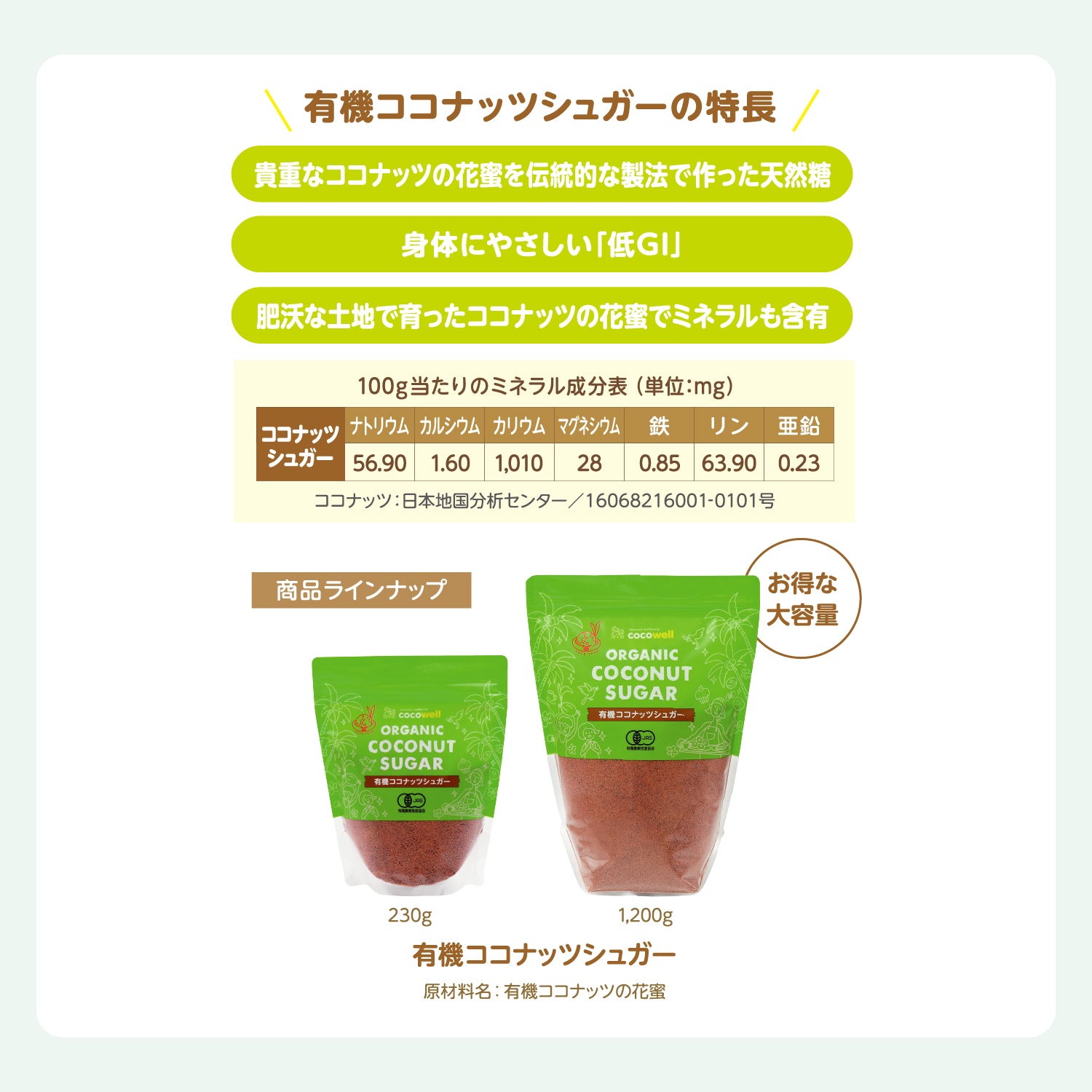 有機ココナッツシュガー