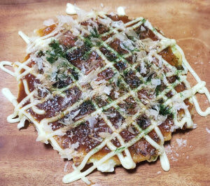 カリカリふわふわお好み焼き