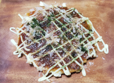 カリカリふわふわお好み焼き