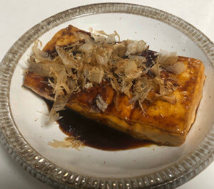 木綿豆腐の照り焼き