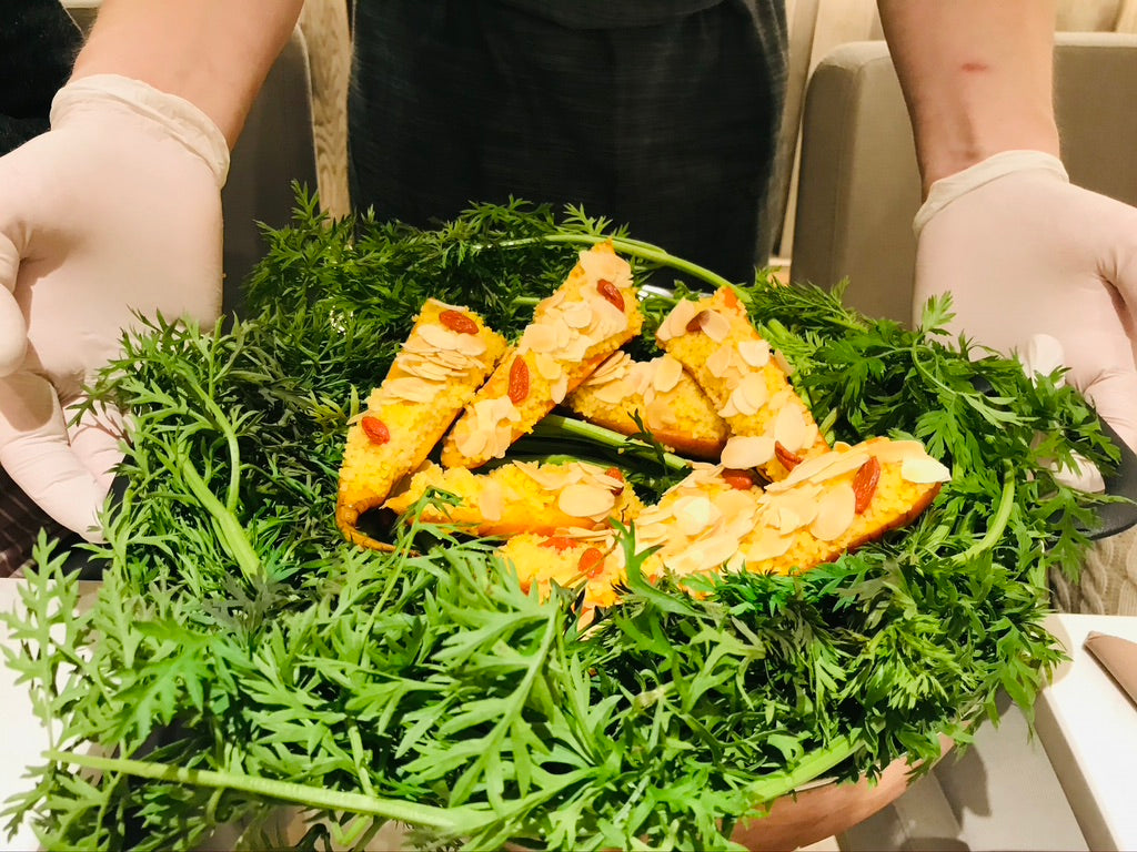 カラフルな野菜を使ったヴィーガン料理の盛り合わせ