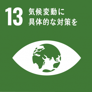 SDGs13 気候変動に具体的な対策をアイコン