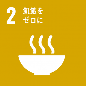 SDGs2 飢餓をゼロにアイコン