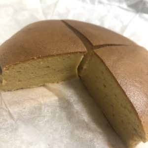 台湾カステラをカットした様子