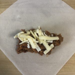 ミートソース春巻き