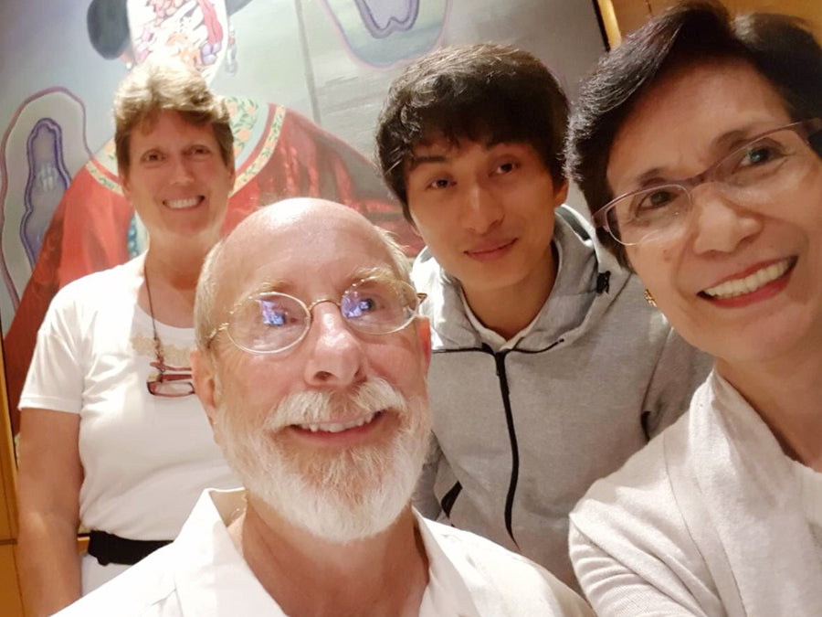 2018年のセリアさんとブルース・ファイフ博士、メアリー・ニューポート博士