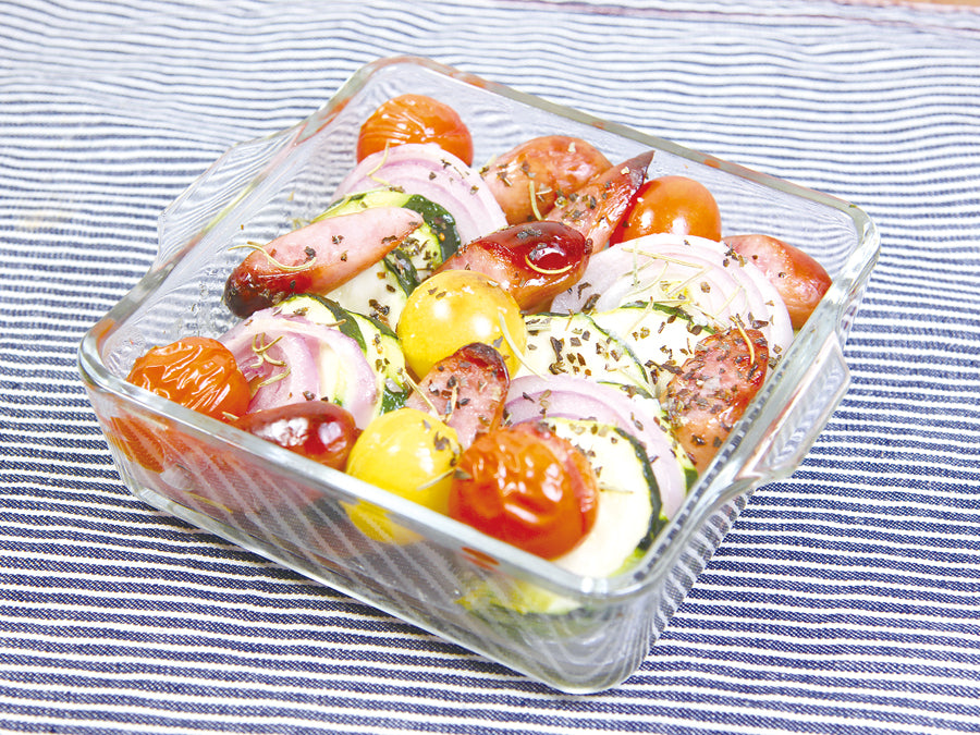夏野菜のぎゅうぎゅう焼き レシピ