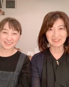 ココウェルカフェ店長の配信風景
