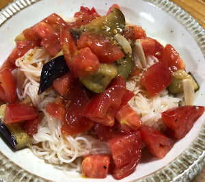 なんちゃって冷製パスタ