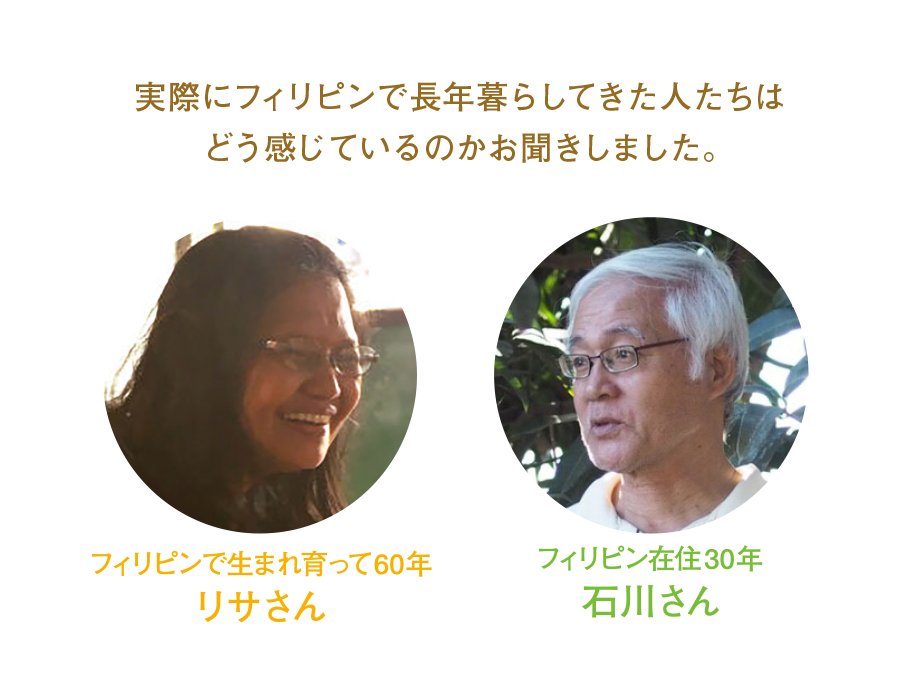 フィリピンの台風と気温に関するインタビュー導入画像