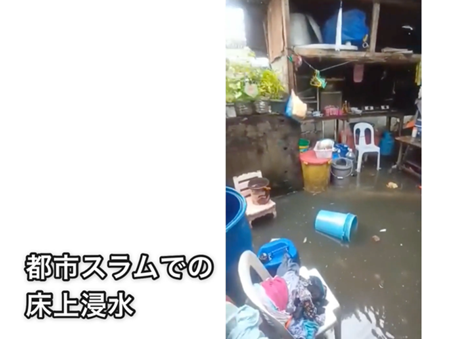 小さな台風でも発生した被害の様子
