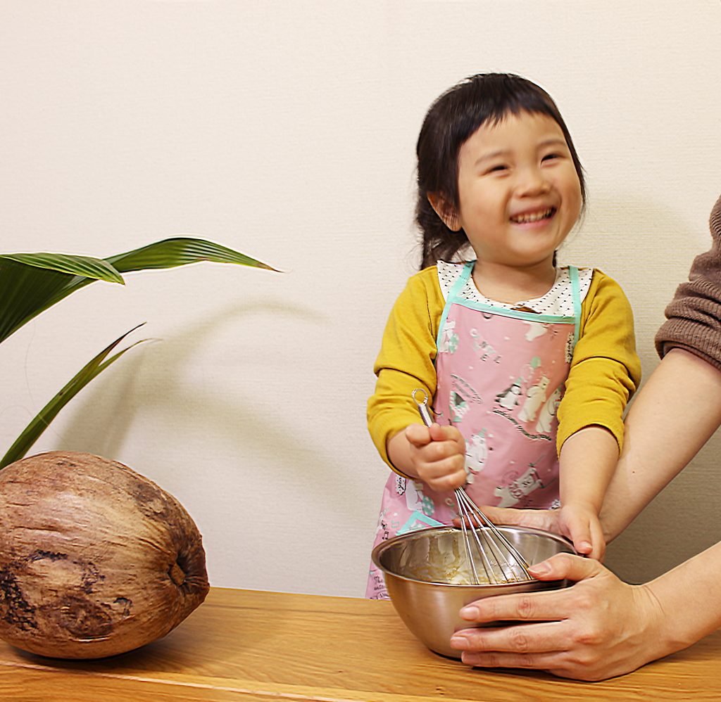 親子でも簡単に作れるココナッツチョコの手作り例