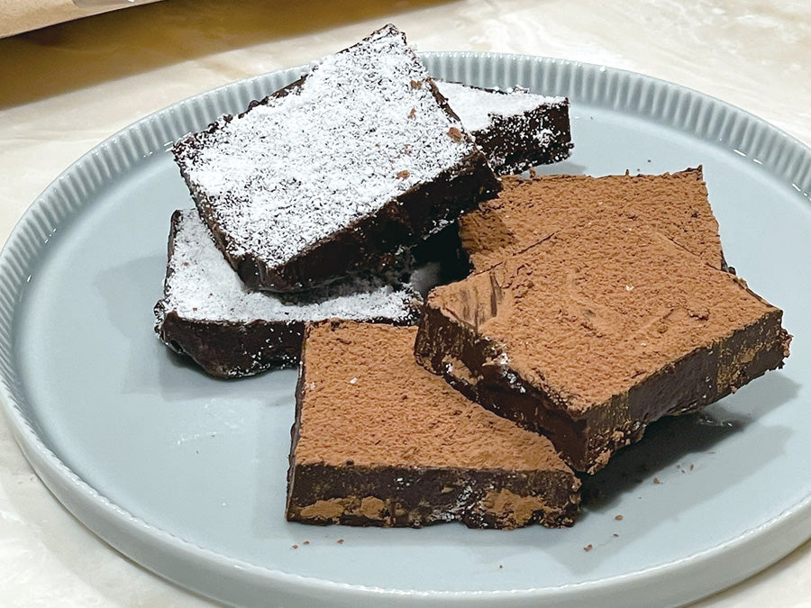 完成したココナッツチョコレート