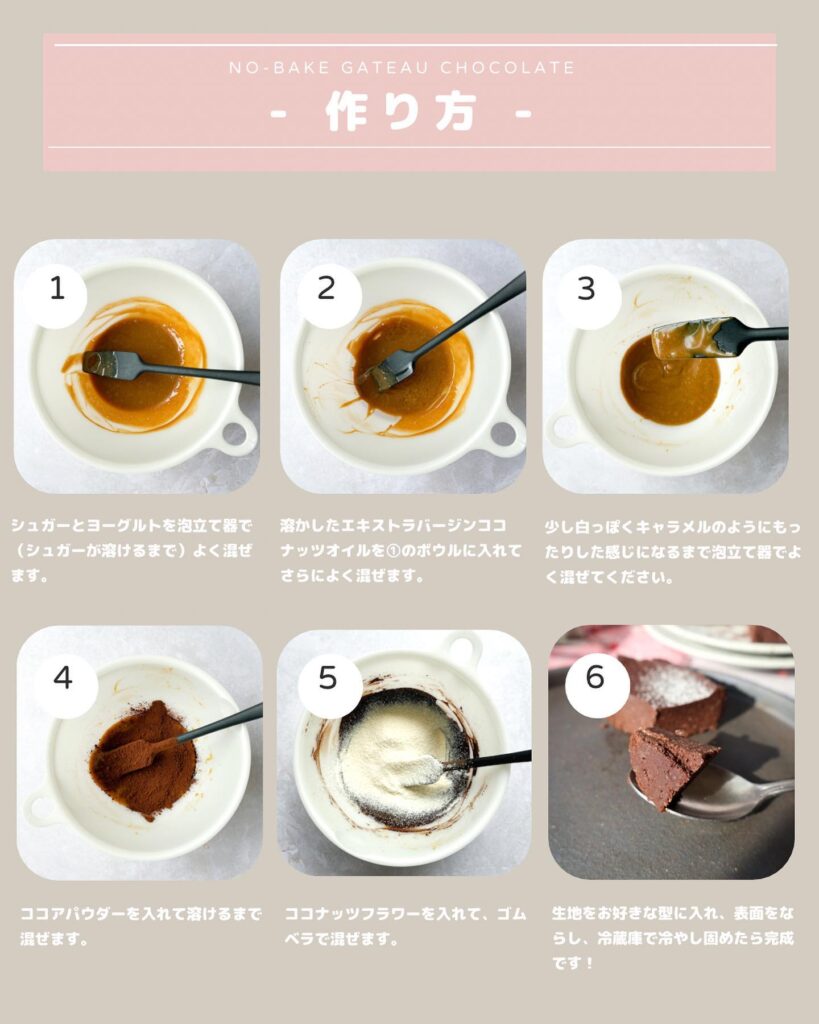 焼かないガトーショコラ