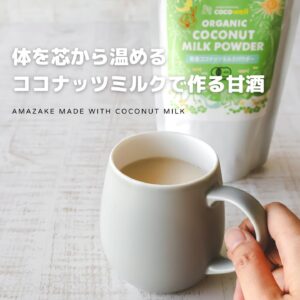 材料4つ！ココナッツミルクの甘酒