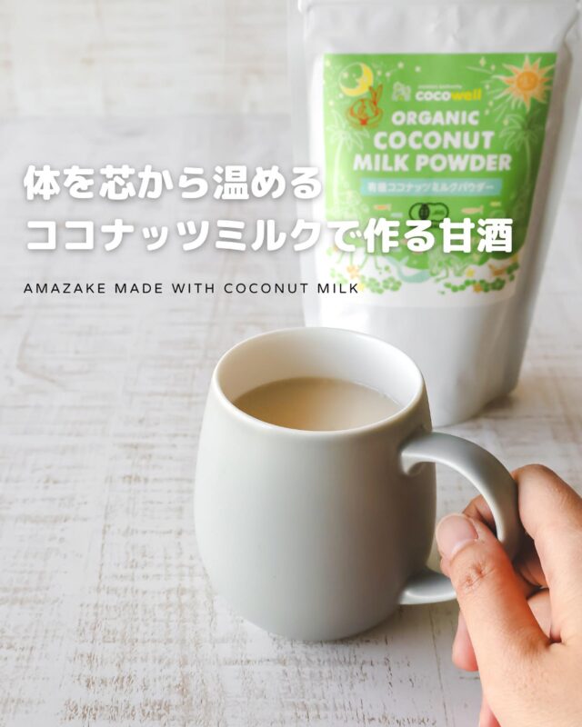 材料4つ！ココナッツミルクの甘酒