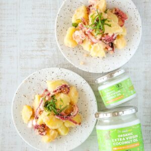 味付けは“オイルだけ”！タコとじゃがいものココナッツ香る激うまソテー