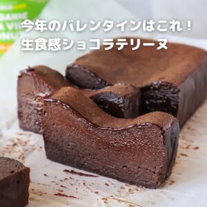 材料少なめで簡単！濃厚ショコラテリーヌレシピ