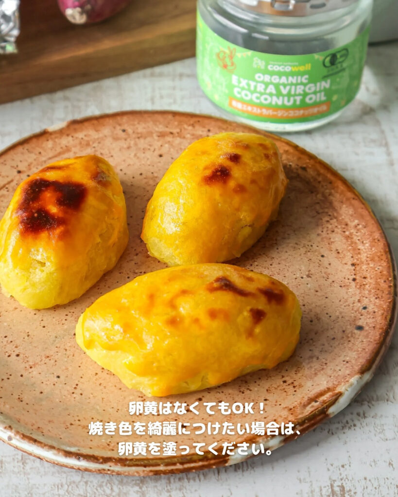 トースターで簡単！材料3つの濃厚ココナッツ香るスイートポテト