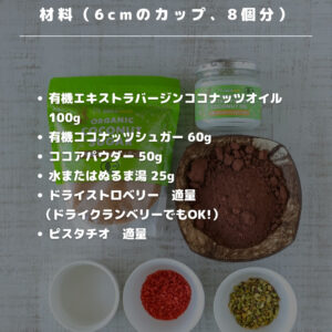 焼かない・簡単！親子で楽しむココナッツチョコ