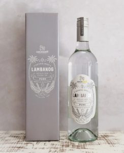 ランバノグのボトルとグラス