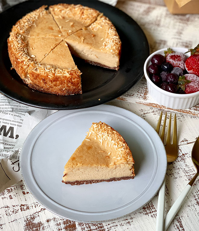 ヴィーガンココナッツチーズケーキ